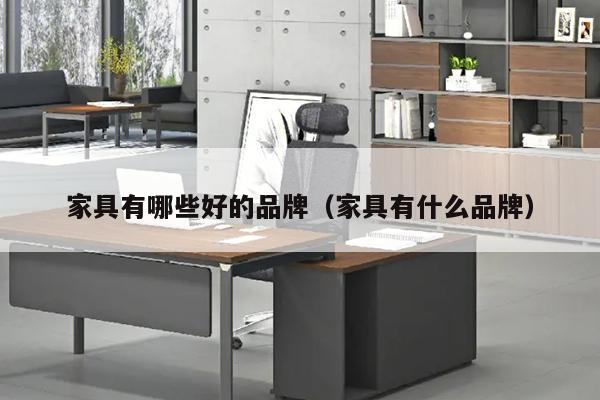 家具有哪些好的品牌（家具有什么品牌）