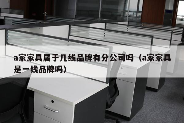 a家家具属于几线品牌有分公司吗（a家家具是一线品牌吗）