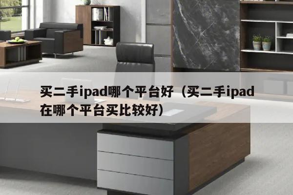 买二手ipad哪个平台好（买二手ipad在哪个平台买比较好）