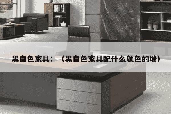 黑白色家具：（黑白色家具配什么颜色的墙）