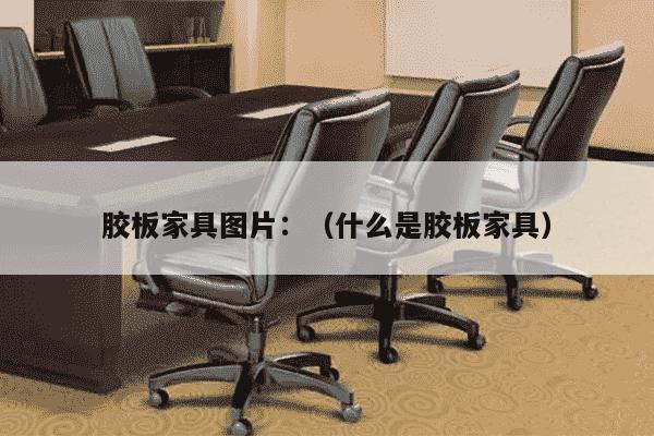 胶板家具图片：（什么是胶板家具）