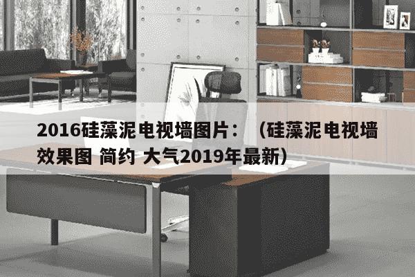 2016硅藻泥电视墙图片：（硅藻泥电视墙效果图 简约 大气2019年最新）