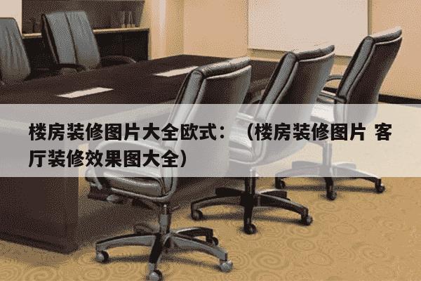 楼房装修图片大全欧式：（楼房装修图片 客厅装修效果图大全）