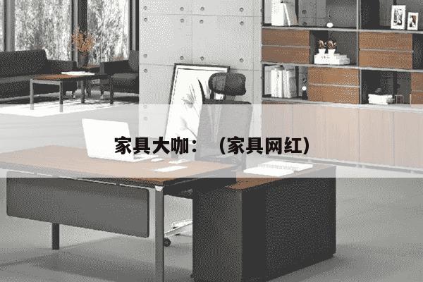 家具大咖：（家具网红）