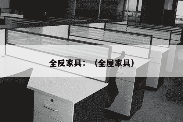 全反家具：（全屋家具）