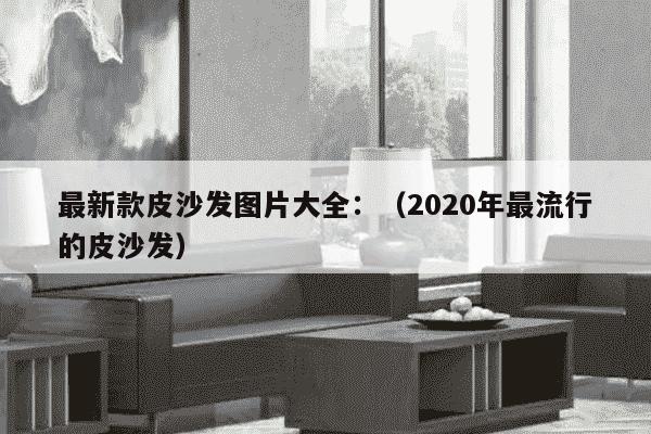 最新款皮沙发图片大全：（2020年最流行的皮沙发）