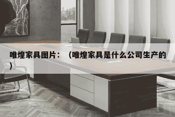 唯煌家具图片：（唯煌家具是什么公司生产的）