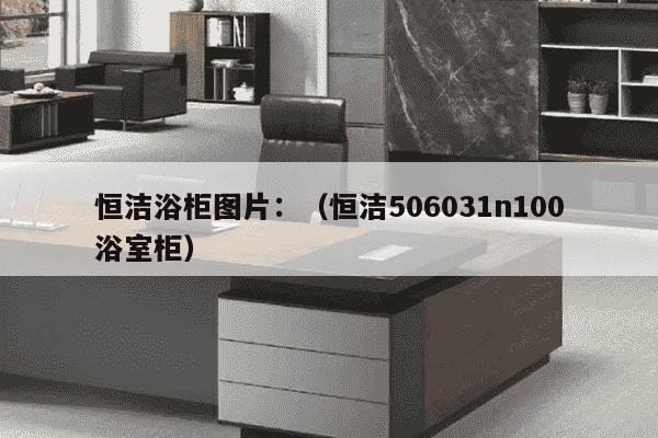 恒洁浴柜图片：（恒洁506031n100浴室柜）